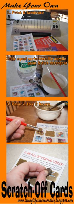 I considered carving my own. DIY Scratch-Off Cards with free printable