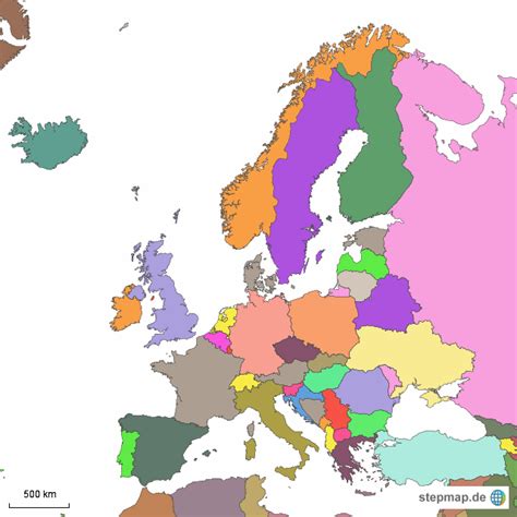 Gemessen an der weltweiten landfläche von 149,6 mio km² beträgt der dazu haben wir die karte von europa entsprechend den jeweiligen thematischen bezügen mehrfach aufbereitet (siehe übersicht der karten von europa. Karte Europa Ohne Beschriftung | My blog