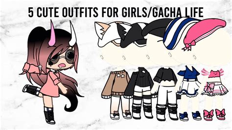 More images for hairstyles gacha life outfits for girls » 5 Cute outfits for girls/gacha life - YouTube