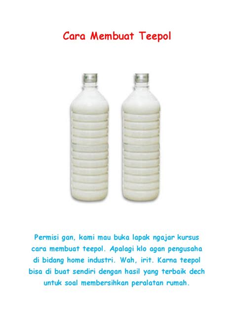 Maybe you would like to learn more about one of these? Cara Membuat Teepol
