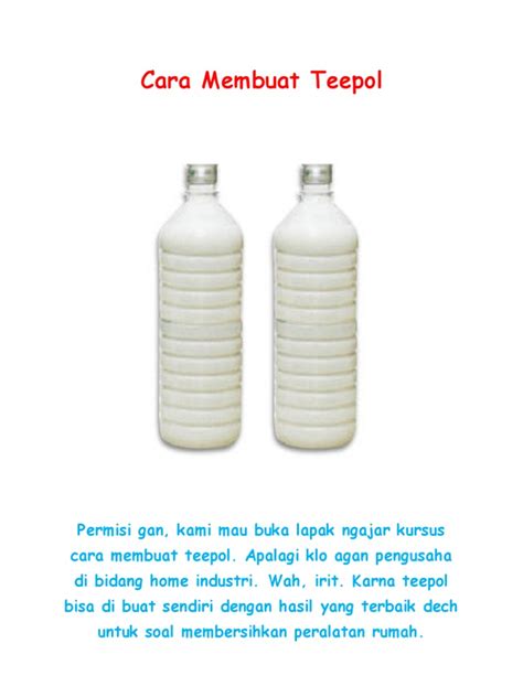 Maybe you would like to learn more about one of these? Cara Membuat Teepol