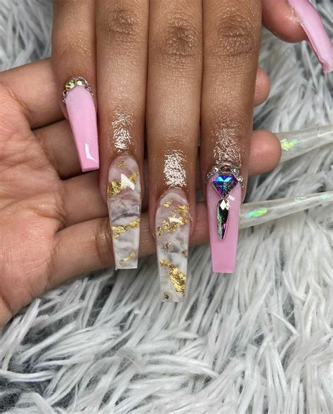 Pin by Boujie MiMi on fa'da'grabber's | Nails after acrylics, Pretty acrylic nails, Love nails