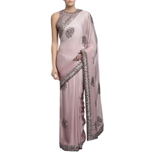 Pink Colour Designer Saree in Satin | Designer blouse patterns, Satin ...