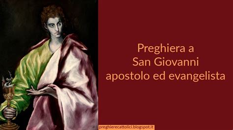 Ecco come e quando prepararla. Preghiera a San Giovanni apostolo ed evangelista - YouTube