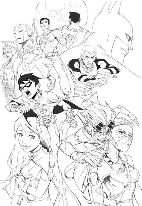 Choose your favorite coloring page and color it in bright colors. Free Justice League Coloring Pages - Coloring Home