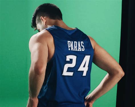 Kobe paras hangs from the rim during a fiba dunk contest. Kobe Paras has quiet NCAA Div. I debut in Creighton ...