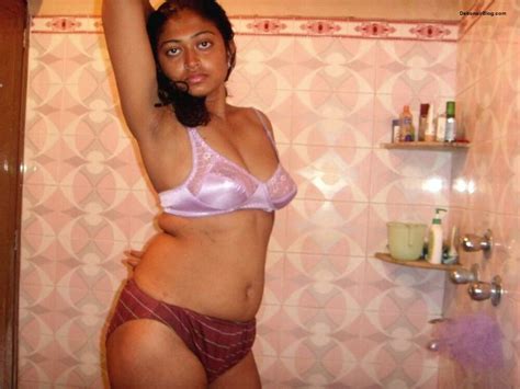 Bath time with a baby and toddler can be entertaining. Bengali college babe posing in bra panty bathroom pics