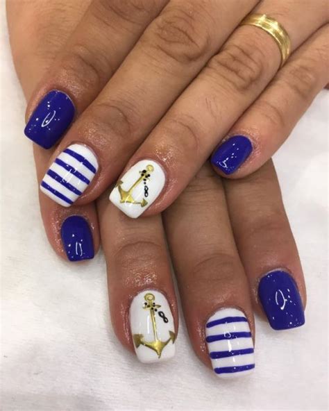 400 fotos de uñas decoradas 2019 diseños de uñas para image size . Uñas Marineras Azules / El Maletin De La Senorita Sonso ...