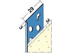Hochwertiger baubedarf erleichtert das arbeiten auf der baustelle. Protektor Putzabschlussprofil Edelstahl Innen 2136 3 mm ...