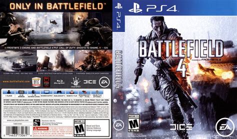 Dice's flagship shooter series has gone from strength to strength in recent years, with the frostbite 3 engine readily. Battlefield 4 dvd cover (2014) USA PS4