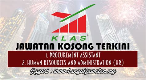 Iklan jawatan kosong kementerian kesihatan malaysia jawatan kosong jabatan kemas malaysia. Jawatan Kosong di KL Airport Services Sdn. Bhd. (KLAS ...