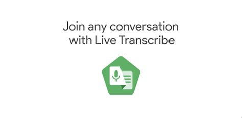 55 562 просмотра 55 тыс. Live Transcribe & Sound Notifications - Apps on Google Play