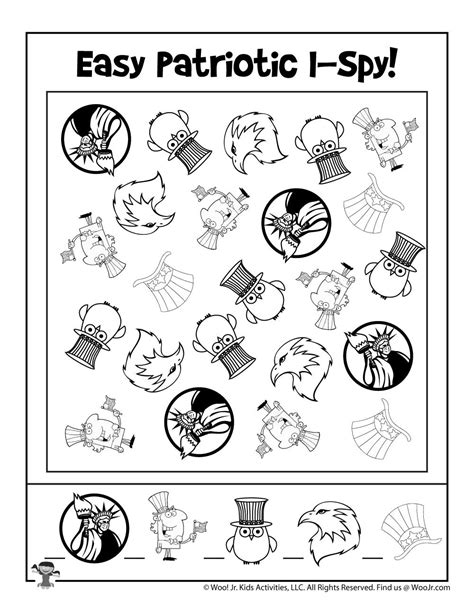 easy i spy patriotic activity to print woo jr kids activities