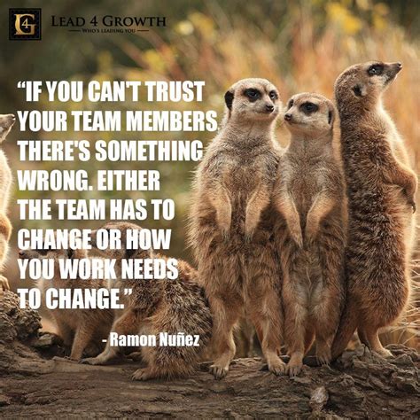 Funny team building teamwork quotes. "If you can't trust your team members there's something ...