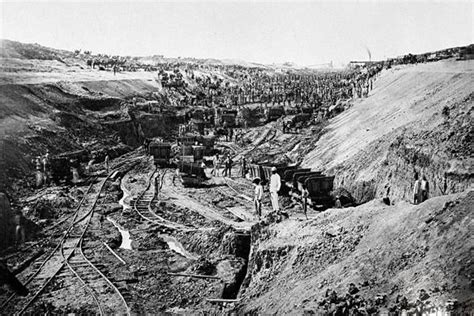 Isolation barges for pilots in quarantine. Construction of Suez Canal in 1865. My greatgrandfather ...