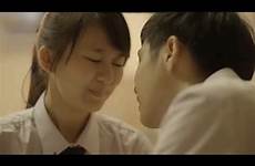 kissing chinese korean girl school kiss hot