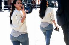 kim kardashian butt jeans hips celebrities butts hot bigger her twitter weight transformation famous now booty whose very look after