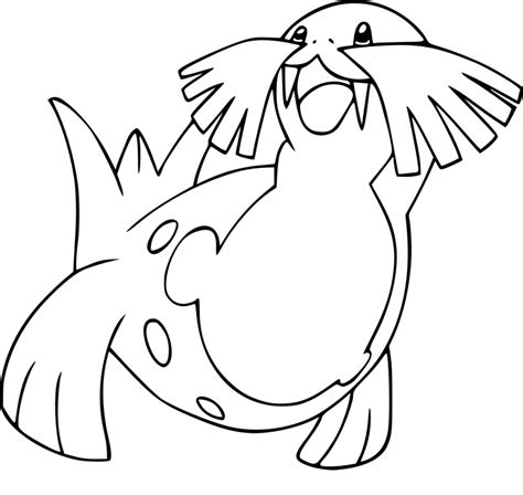 Coloriagepokemon.com est une référence dans le coloriage pokemon à imprimer pour les enfants. Coloriage Phogleur Pokemon à imprimer