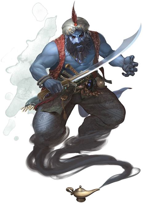 This djinni would make three scimitar attacks. Monsters for Dungeons & Dragons (D&D) Fifth Edition (5e ...