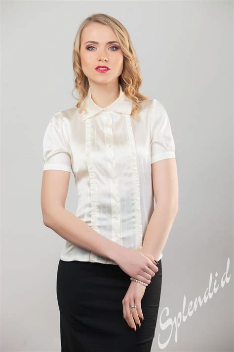 Silky pocket blouse from lush fashion lounge women's boutique in oklahoma city. Splendid white satin blouse | White satin blouse, Fashion, Modest dresses