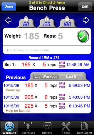 Gym buddy's a good iphone app, but it could stand to see a few improvements. App Shopper: Gym Buddy (Healthcare & Fitness)