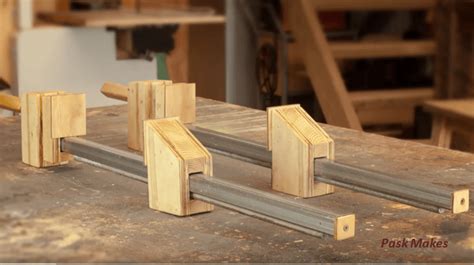 Let's make a wood clamp. Video Homemade Wood Bar Clamps Made Easy. - BRILLIANT DIY