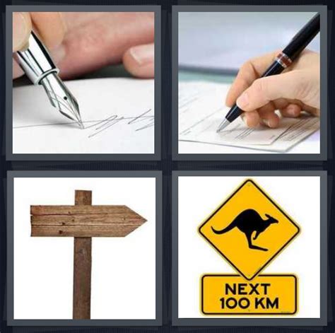 We have 416 levels answers organized in 0 categories for this game. 4 Pics 1 Word Answer for Autograph, Contract, Arrow ...