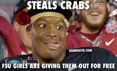 Jameis winston threw for 19,737 yards in his first 5 nfl seasons. jameis winston crab legs meme | Sports joke, Athlete ...