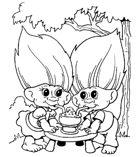 Dreamworks trolls musical was a hit with the old and the young. Two Cute Trolls Coloring Pages to Print - Get Coloring Pages