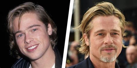 Anthony fauci (which the real guy loved), but he was wearing a grey wig, so do you think brad pitt will buzz his hair next? A Look Back at Brad Pitt's Hair Evolution Throughout His ...