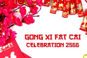 Means wealth so a literal translation is that you wish someone will become very rich, but the phrase is generally used as happy new year. GONG XI FAT CAI CELEBRATION 2566 - The Sunan Hotel Solo