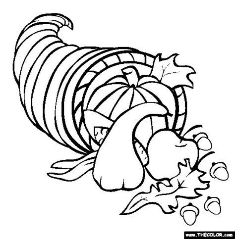 37+ cornucopia fruit coloring pages for printing and coloring. Thanksgiving Cornucopia Online Coloring Page--My kids love ...