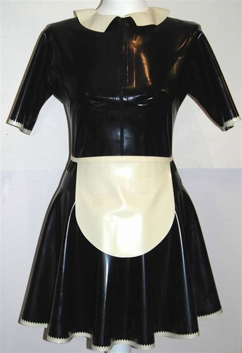 The king zilla proudly presents: Latex Maid Apron Dress - Fetasia Latex