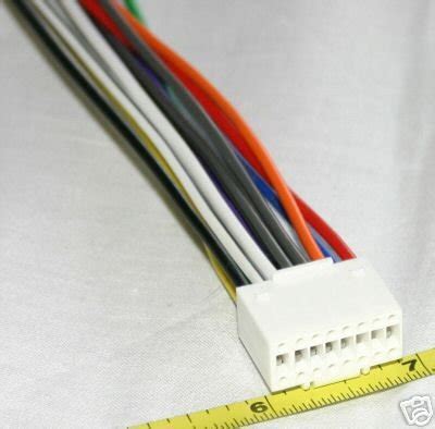 Alpine wiring harness color code. ALPINE Wire Harness CDA 9827 9811 D857 CDM 7829 9803 Wt