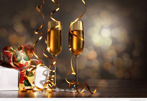 Happy new year in different languages, celebration card. Happy new year champagne