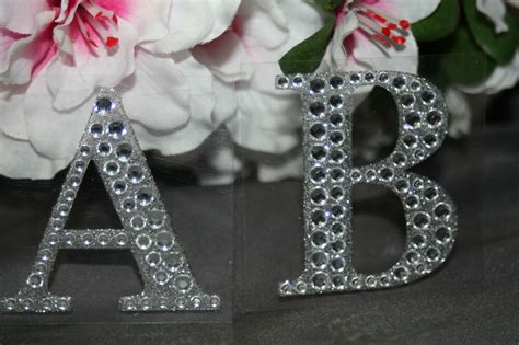 Download all the letters in a single file here. 2 1/8" Lg Diamond Rhinestone Alphabet Letters Self ...