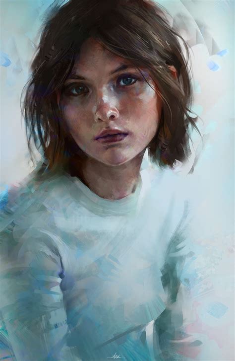 Portrait Colour Study, Aaron Griffin | Portrait drawing, Portrait painting, Portrait