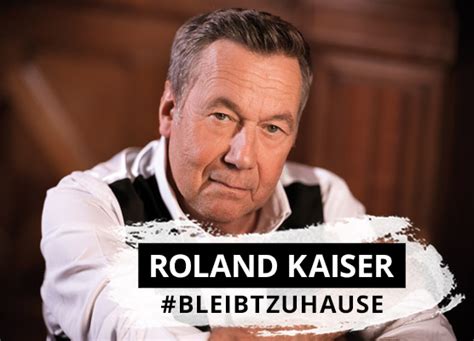 Roland kaiser füllt seit 45 jahren die großen hallen und begeistert jung und alt mit seinen konzerten. Das macht Roland Kaiser in der Corona-Quarantäne ...