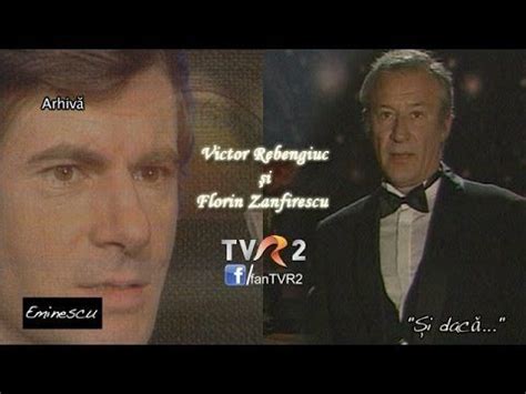 „întotdeauna am furat meserie, încă din institut am. Victor Rebengiuc şi Florin Zamfirescu recitând poezii de ...