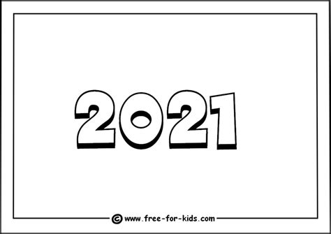 New years coloring pages 2021. Happy New Year Colouring Pages - www.free-for-kids.com