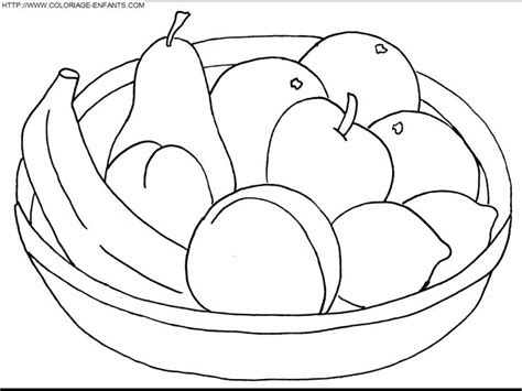 Coloriageetdessins.com vous offre la possibilité de colorier ou imprimer votre dessin corbeille de fruits en ligne gratuitement. corbeille de fruits dessin en 2020 (avec images) | Dessin ...