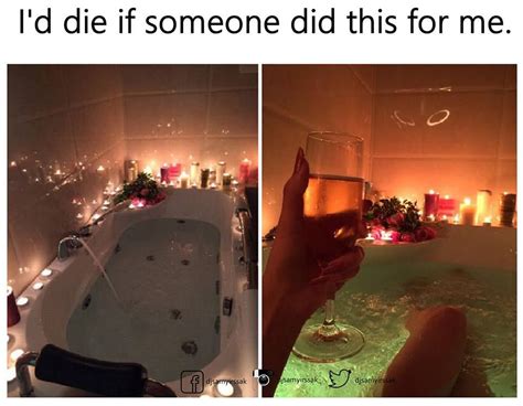 Finally, a reason to use my floating rose candles. omg Romantic bath