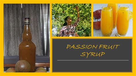 Transfer syrup to a bowl, and set bowl over ice bath. Passion Fruit Syrup | Organic | Fresh | No Preservatives ...