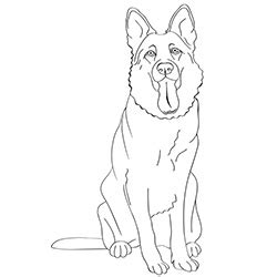 Find & download free graphic resources for german shepherd dog. Free Printable Dogs and Puppies Coloring Pages for Kids