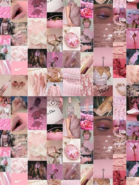 There are already 5,000,000 enthralling, inspiring and awesome images 'pink baddie/ soft aesthetic collage ' iPhone Case by ...