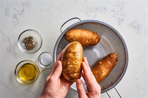 Don't be afraid to cook your sweet potato longer and hotter (we're talking up to 425 degrees). How to Bake a Potato: The Very Best Recipe | Kitchn