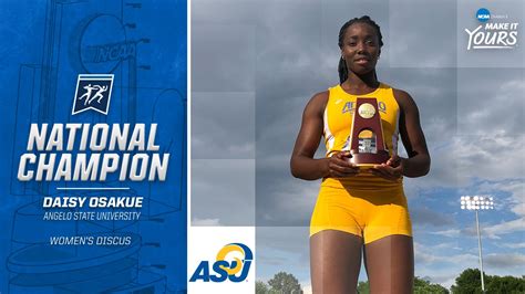 In 2018 her personal best of 59.72 m (as of july 2018) is the 39th best measure in the seasonal world lists. NCAA Division II on Twitter: "Congratulations to Daisy ...