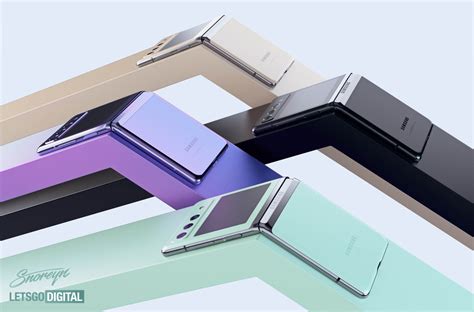 Jun 29, 2021 · samsung galaxy z flip 3 leaked renders show it off in a rainbow of colors by david lumb 29 june 2021 new renders reveal back, front, sides, and colors of the clamshell foldable Samsung Galaxy Z Flip 3 opvouwbare smartphone | LetsGoDigital