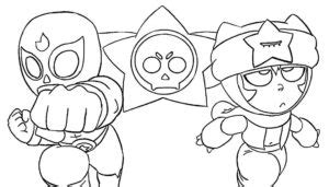 Brawl stars to gra akcji przypominająca pod pewnymi względami gatunek moba. Sandy from Brawl Stars coloring pages print for free