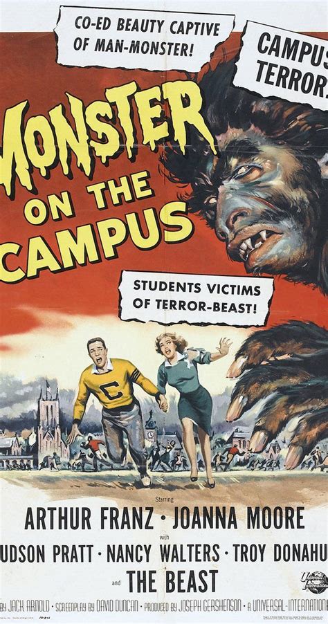 So the only time we see 10/10 is basically at the start of a popular movie's release. Monster on the Campus (1958) on IMDb: Movies, TV, Celebs ...